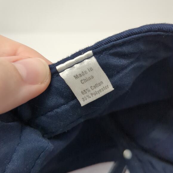 GE Strapback Hat Multicolor One Size Embroidered Colorblock Adjustable - Picture 9 of 9